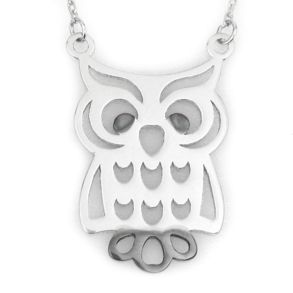 Günlük Gümüş Baykuş Kolye